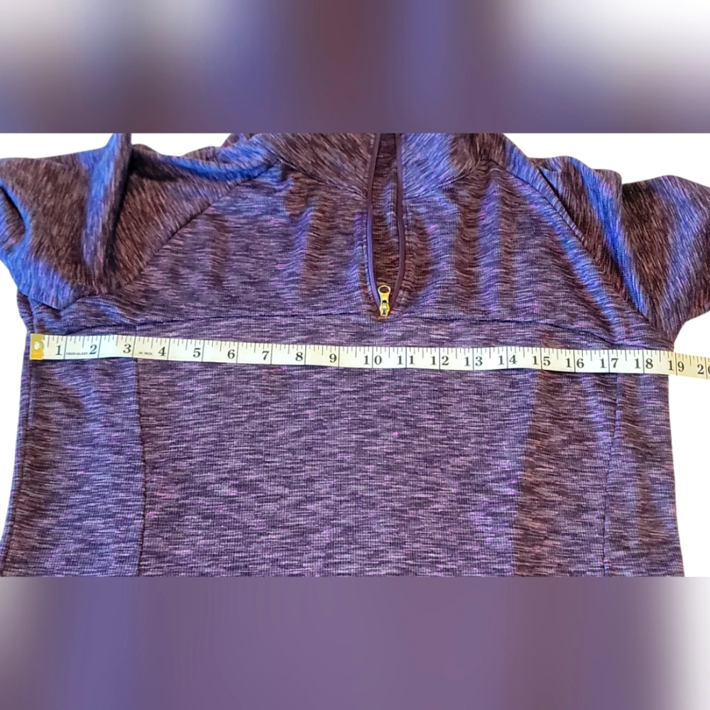 Columbia Outerspaced III 1/2 Zip Pullover Purple Black Women's Large - Picture 6 of 9